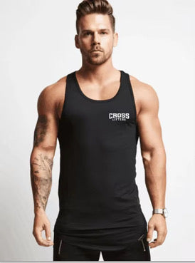 Cross Lifters men’s gym black tank top