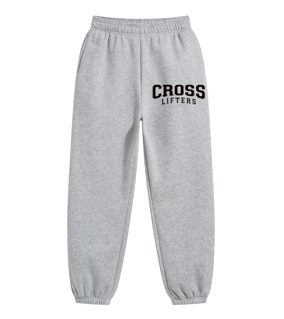 Cross Lifters men’s sweatpants in gray
