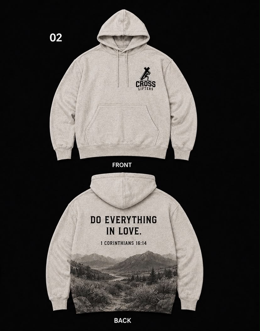 Cross Lifters Beige Hoodie