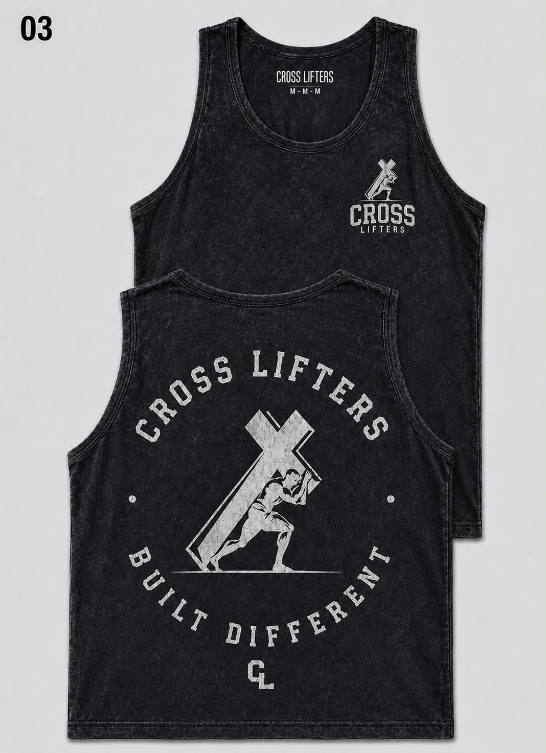 Cross Lifters Gray Tank Top