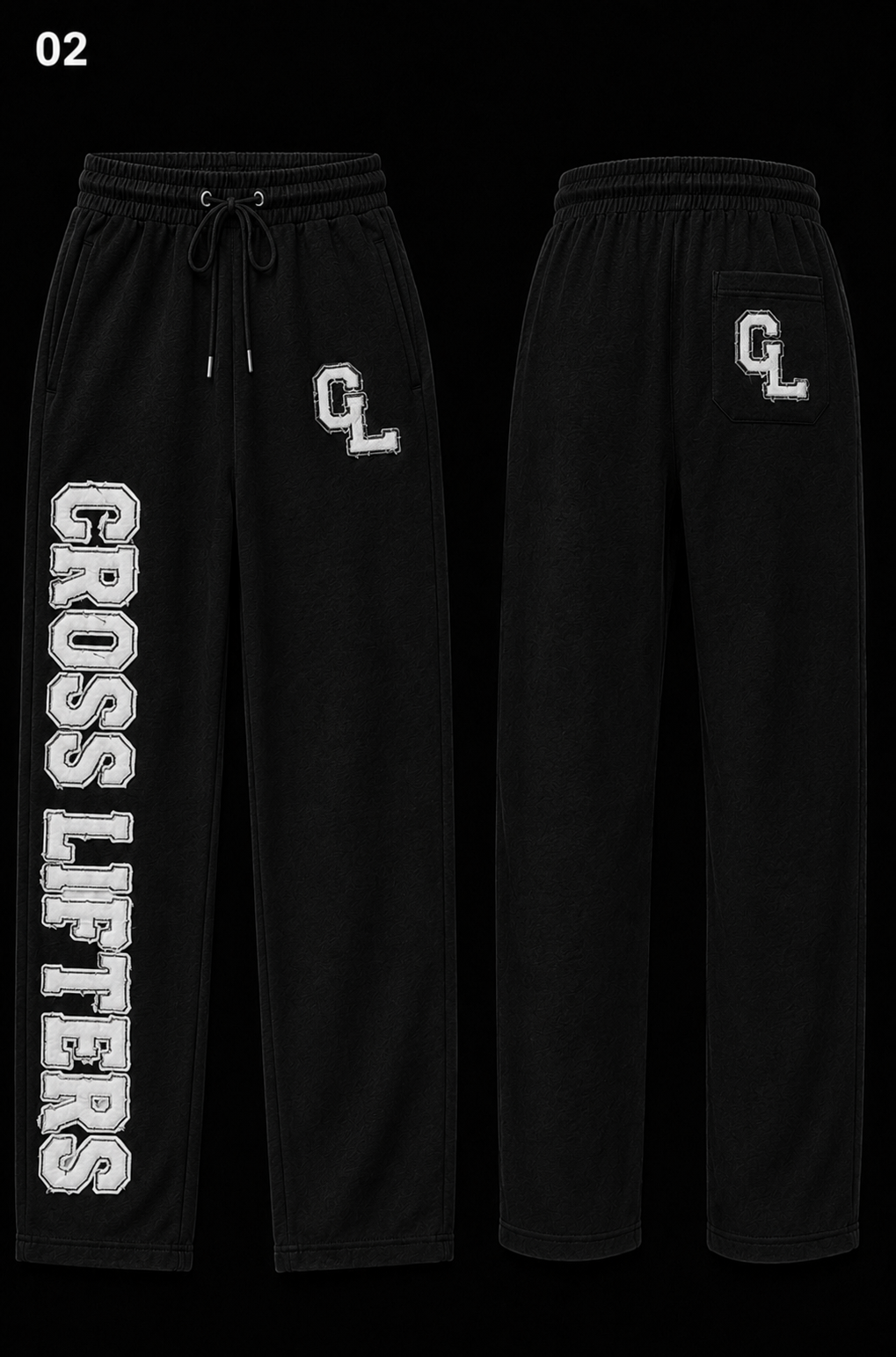 Cross Lifters Black Sweat pants