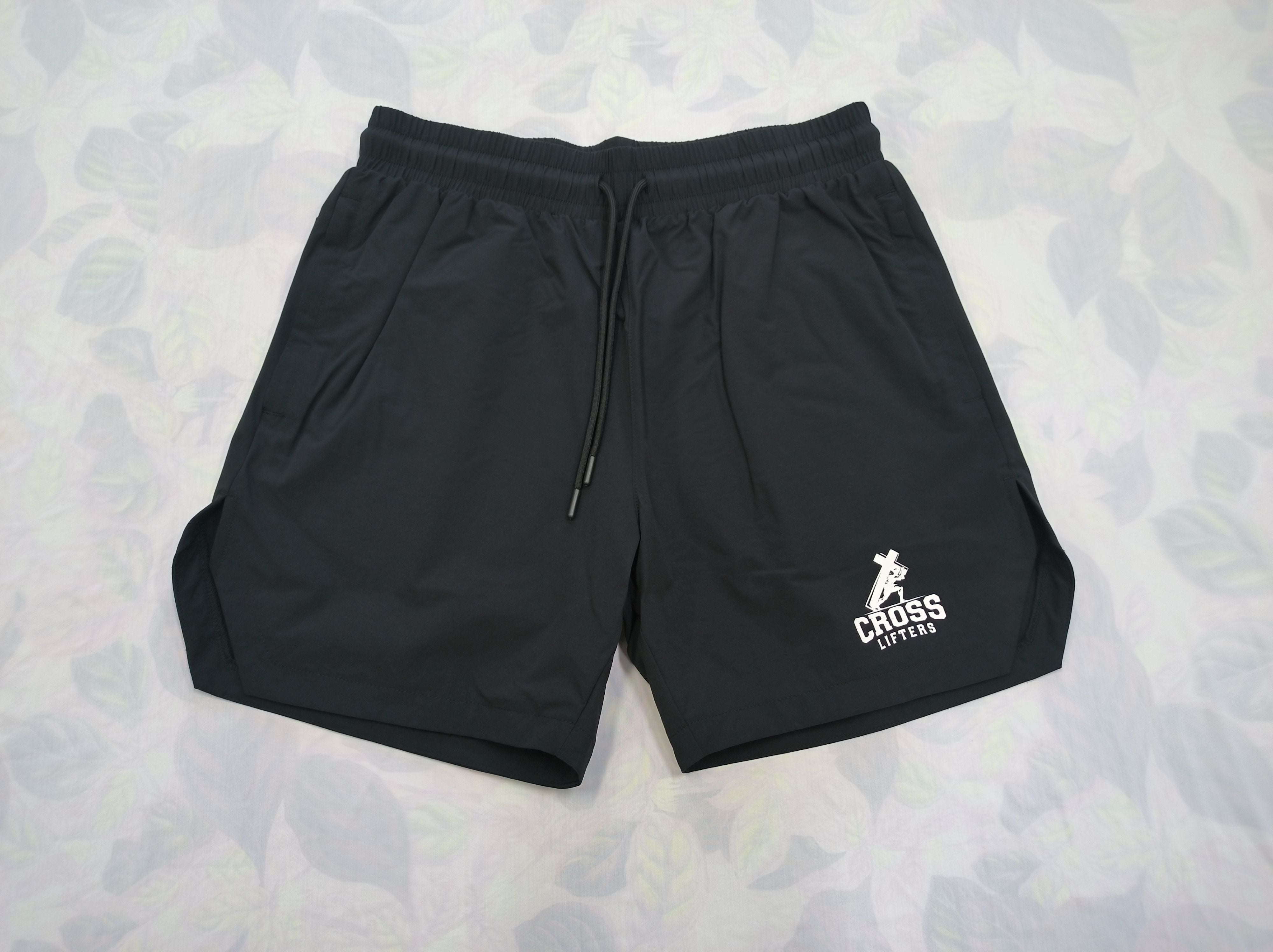 Cross Lifters black gym shorts for men
