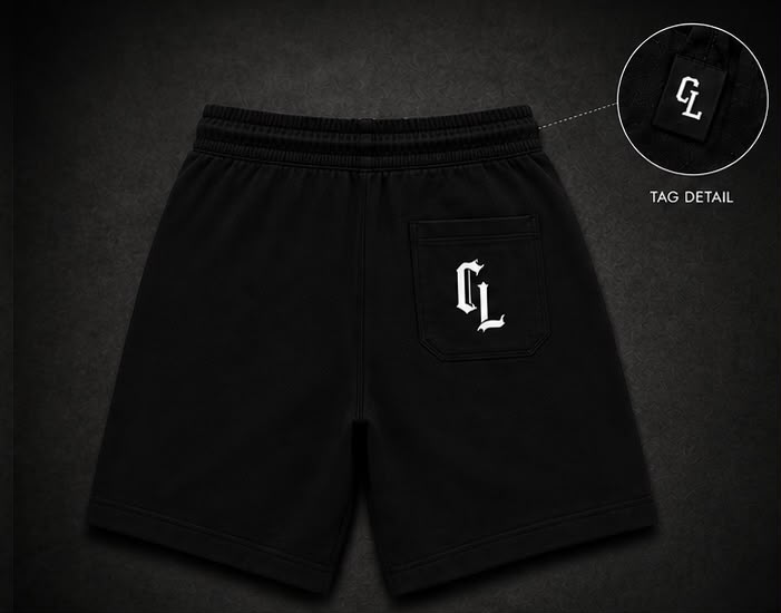 Cross Lifter Black Shorts
