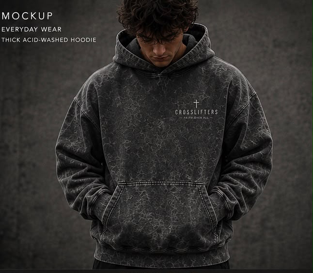 Cross Lifters Gray Hoodie