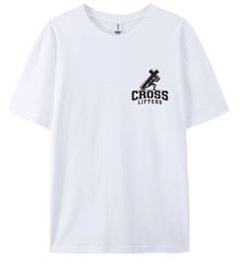 Cross Lifters oversized men’s t shirt in white

